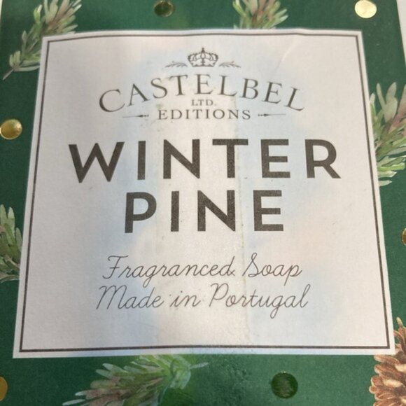 CASTELBEL Limited Edition Winter Pine Fragrance Bath Bar and Washcloth Gift Set - Picture 13 of 16